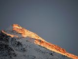 09 Mount Everest North Face Summit Blazes Orange At Sunset From Mount Everest North Face Advanced Base Camp 6400m In Tibet